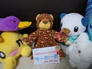 ちーたー君帰宅後写真