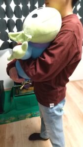 エイリアン様帰宅後写真