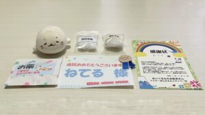 ねてる様帰宅後写真１
