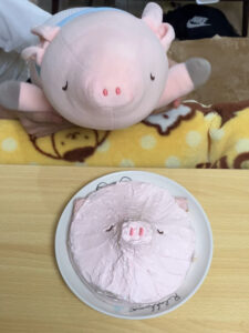 ハムくん帰宅後写真１