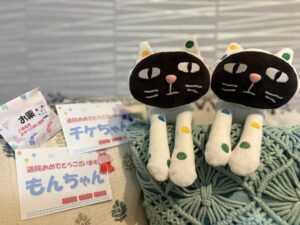 チケちゃん＆もんちゃん帰宅後写真