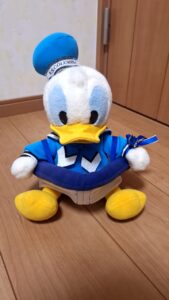 ドナルドダック様帰宅後写真