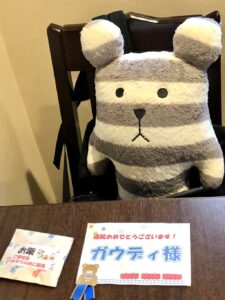 ガウディ様帰宅後写真2