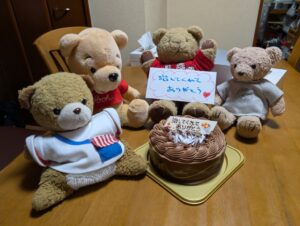 プーリーくん帰宅後写真