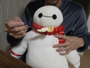 ベイマックス様帰宅後写真