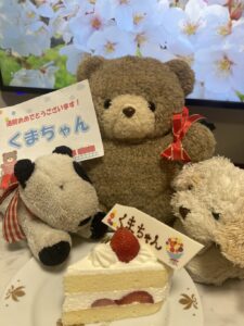 くまちゃん帰宅後写真