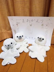 ごま様帰宅後写真