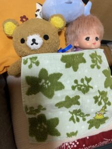 リラックマ様帰宅後写真