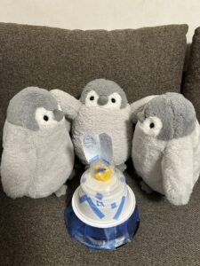 ペンちゃん帰宅後写真