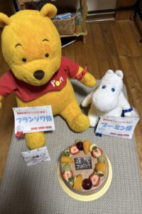 プーミン様＆フランソワ様帰宅後写真
