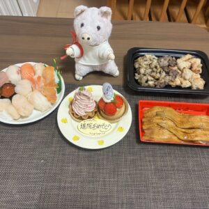 ピンキーブー様帰宅後写真