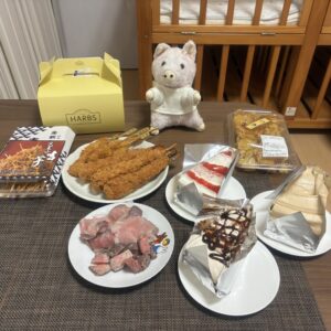 ピンキーブー様帰宅後写真