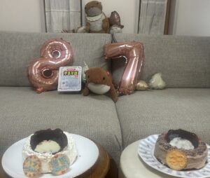 ハナ様帰宅後写真