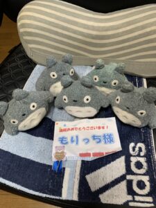 もりっち様帰宅後写真