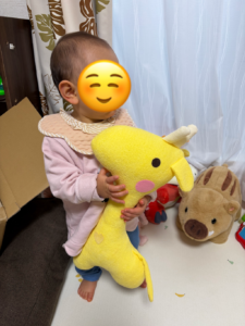 きりんさん帰宅後写真