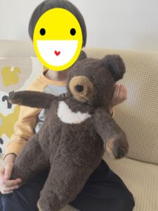 くまちゃん帰宅後写真