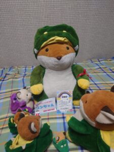 コンちゃん帰宅後写真