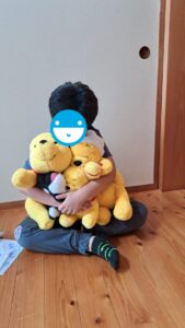 ぷーちゃん帰宅後写真