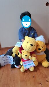ぷーちゃん帰宅後写真