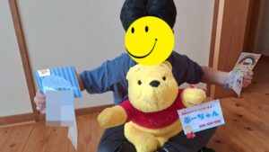 ぷーちゃん帰宅後写真